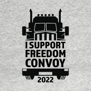 Freedom Convoy Anti Mandate 2022 Canadian Truckers T-Shirt